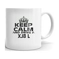 thumbnail image 1 of JAGUAR XJ8 L Keep Calm and Drive Coffee Tea Ceramic Mug Office Work Cup Gift 15 oz, 1 of 3
