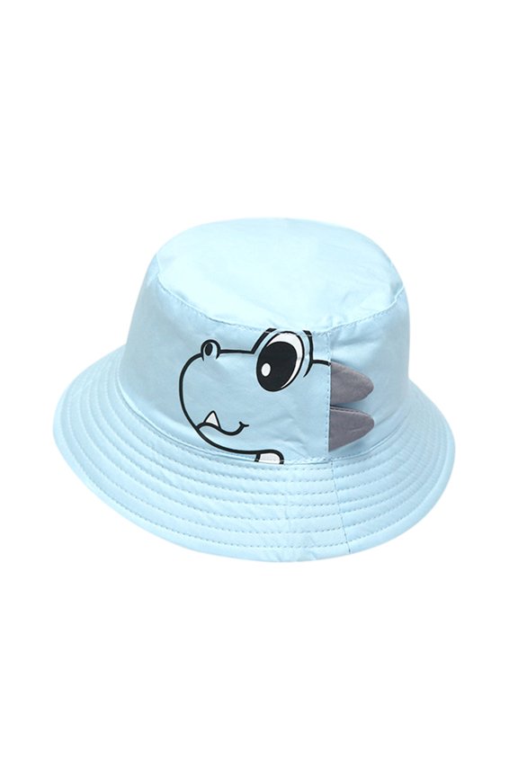 2024 Casual Kids Caps Baby Boy Hats Soft Cotton Sunhat Eaves Baseball Cap Sun Hat Beret for Cute Fashion Breathable Comfortable Outdoor Headgear(One Size,Light blue)