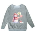 thumbnail image 1 of JAHH 2025 New Clothes Girls Small Children Fall Winter Christmas Christmas Snowman Happy Holidys Printed Casual Loose Sweater for Fashion Casual Breathable Clothing (8-9 Years,Grey), 1 of 4