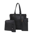 thumbnail image 1 of JAHH Women's Fashion Handbags Tote Bags Shoulder Bag Top Handle Satchel Purse Set 4pcs Wallet Bag PU Leather Large Bag 2024, 1 of 9