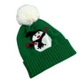 thumbnail image 1 of JAHH Baby Christmas Hat Toddler Knit Santa Hat Winter Baby Boy Girl Xmas Hat Christmas Beanie Hats for Little Kids (2-10 Years,Green), 1 of 4