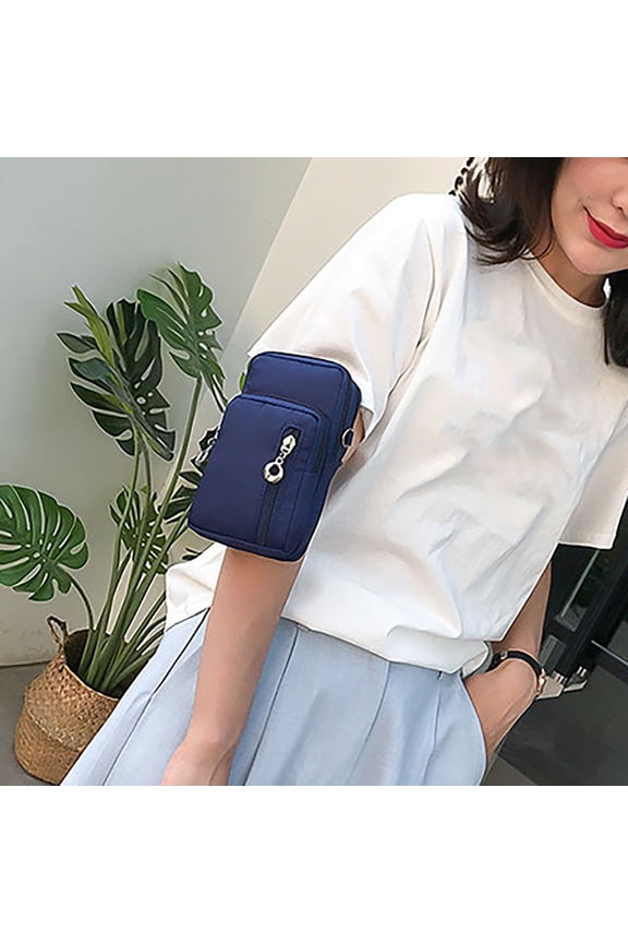 Cell Phone Purse Wallet Canvas Small Crossbody Purse Bags Waterproof Nylon Cute Crossbody Cell Phone Purse Smartphone Wallet Bag with Shoulder Strap for Women teen girlsl