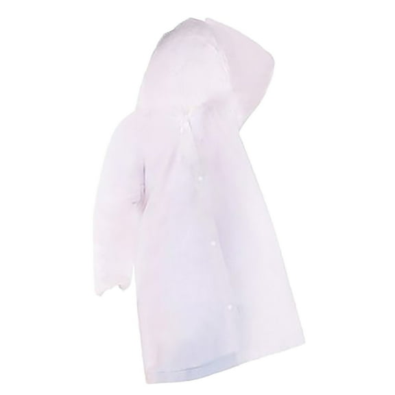 JAHH Clearence Children'S Colorful Hooded Rain Cloak Walking Raincoat EVA Non Disposable Portable Poncho Outdoor Children's Raincoat Fashion Thickened Raincoat