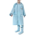 thumbnail image 1 of JAHH Clearence Children'S Trendy Hooded Rain Poncho Kids Stylish Hooded Rain Cloak Toddler Raincoat Boys Girls Rain Poncho Lightweight Waterpoof Kids Rain Jacket Children Rainwear 2XL, 1 of 8