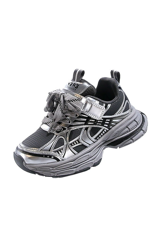 Clearence Children’s Flexible Sole Athletic Shoes - Soft Cushioned Non-Slip Platform Sneakers for School Gym Playground Girls Boys Toddler Comfort All Seasons