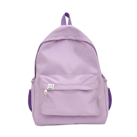 JAHH Corduroy Backpack for Women & Men, Y2K Vintage Shoulder Bag Bookbag Daypack, Trendy Travel Backpack Rucksack, Cute College School Backpack with Pockets for Teens Adults