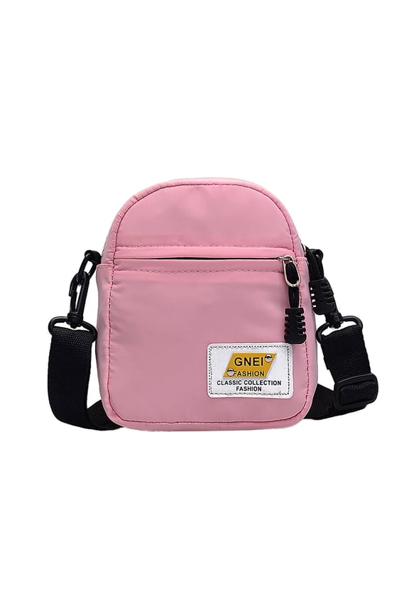 Crossbody Bag for Women Fashion Simple Casual One Shoulder Crossbody Nylon Small Square Bags Multifunctional Shoulder Handbags for Daily Use Travel Work