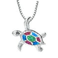 thumbnail image 1 of JAHH Cute Sea Turtle Necklace Chains for Pendants Female Opal Sea Turtles Necklaces Pendant Beach Jewelry Handmade Accessory Fashionable Collarbone Necklace, 1 of 6