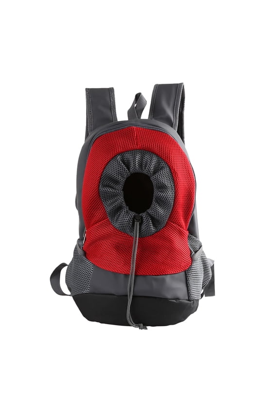 Foldable Mesh Pet Carrier Backpack, Breathable Dog Shoulder Bag with Chest Strap, Collapsible Cat Travel Bag for Small Animals Outdoor Vet Visits