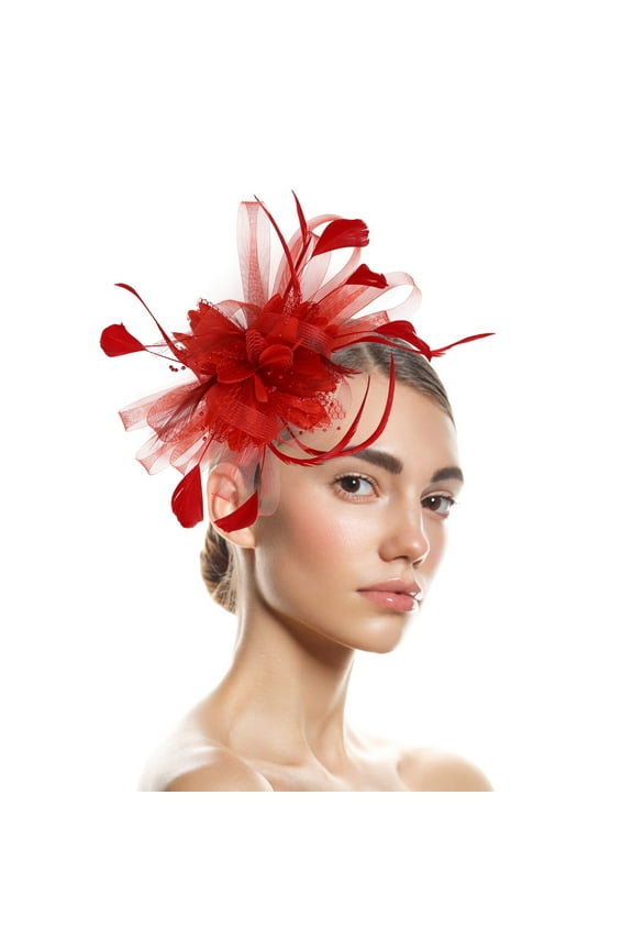 Hats for Women Fascinators Flower Hats Tea Party Wedding Women's Fashion Headbands Girl Clothing Headband Accessories Holiday Party Beach Travel Vacation