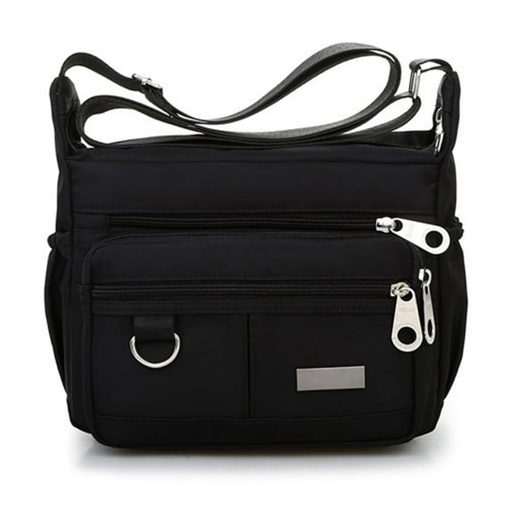 JAHH Ladies Women's Fashion Solid Color Nylon Crossbody Bag for Women with Anti theft RFID Pocket Waterproof Shoulder Bag Travel Purses and Handbag