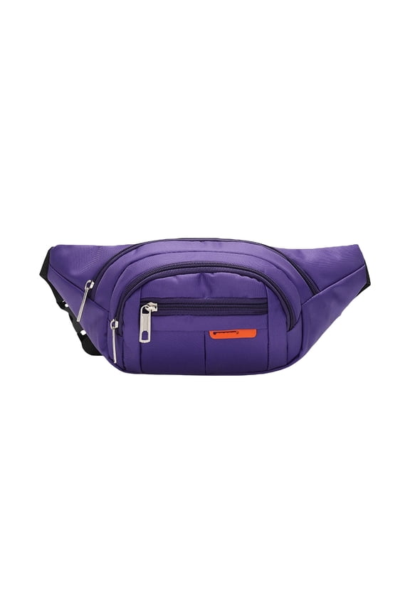 Unisex Running Fanny Pack Sweat-Resistant Close-Fit Waist Bag with Phone Holder for Gym Jogging Hiking Outdoor Sports Secure Adjustable Hands-Free Belt Pack