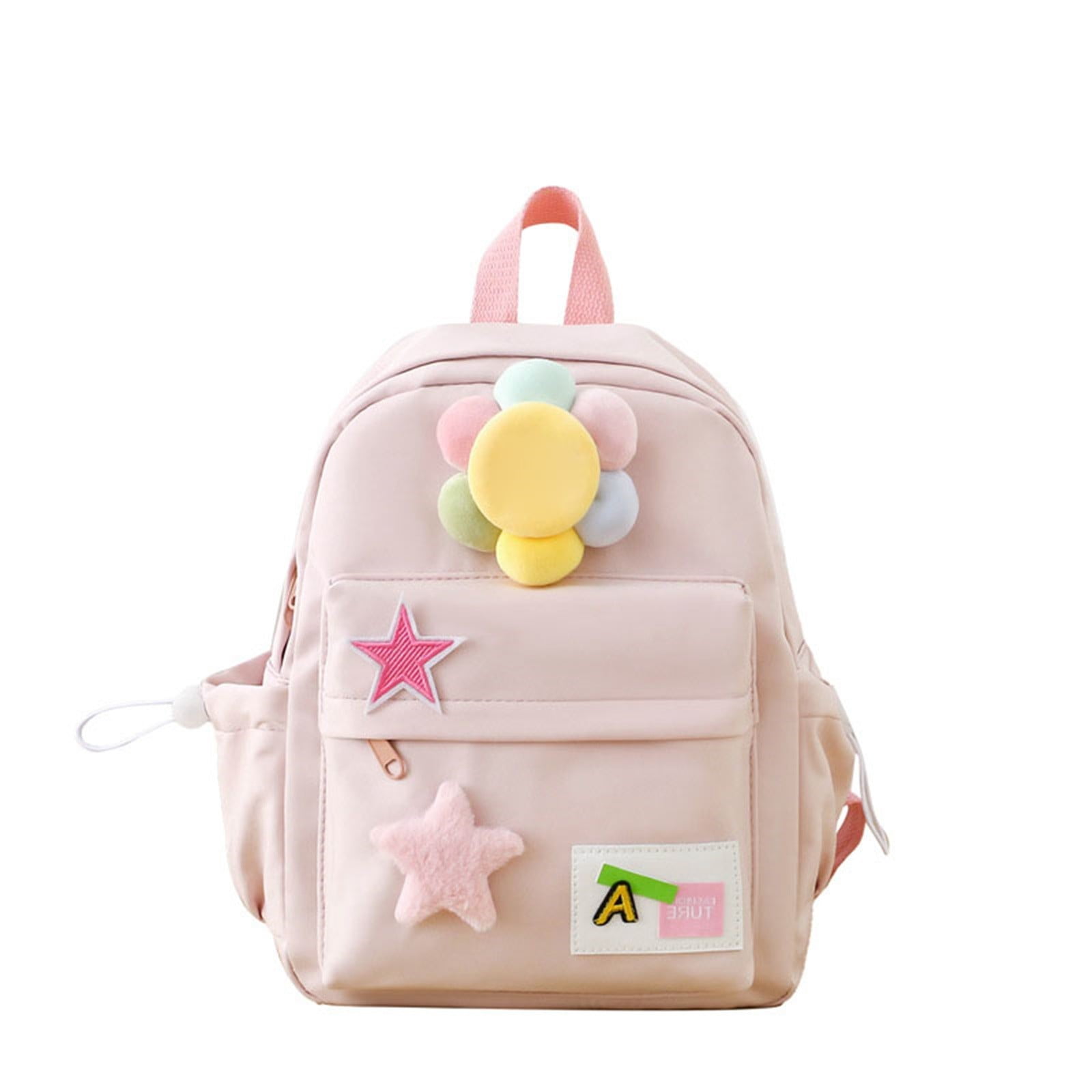 JAHH School Bag for Teen Girls Kawaii Backpack Women Student Aesthetic Cute Mini Bookbag Girl Backpacks Student Zipper Schools Bags Walmart