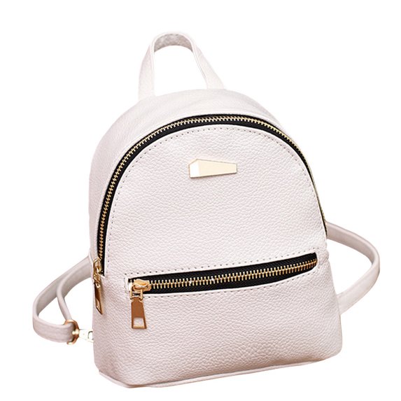 JAHH School Starts Season Women Leather Backpack School Rucksack College Shoulder Satchel Travel Backpack Purse for Fashion Genuine Leather Convertible Handbag Travel Ladies Bag