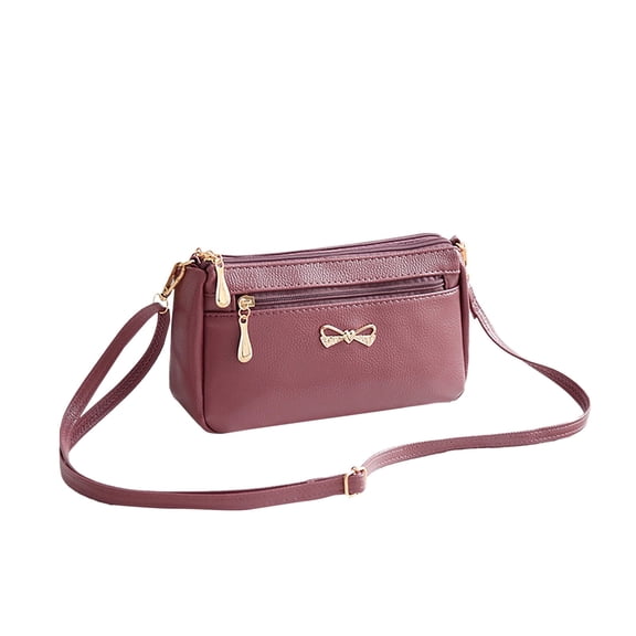 JAHH Shoulder Bags for Women Ladies Crossbody Purses For Womens Casual Adjustable Strap Shoulder Bag Multi-Pocket Zipper Waterproof Travel Purse Casual Small Lightweight Messenger Bag