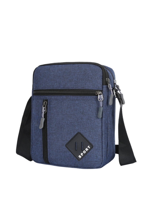 Small Crossbody Bag for Men Canvas Messenger Shoulder Bags Crossbody Satchel Men's Side Bags Over the Single Shoulder Purse Spring Summer Autumn Winter
