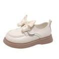 thumbnail image 1 of JAHH Spring and Autumn Girls Small Leather Shoes Baby Single Shoes Non-Slip Crib Wedding Dress Shoes(2-2.5 Years,Beige), 1 of 9