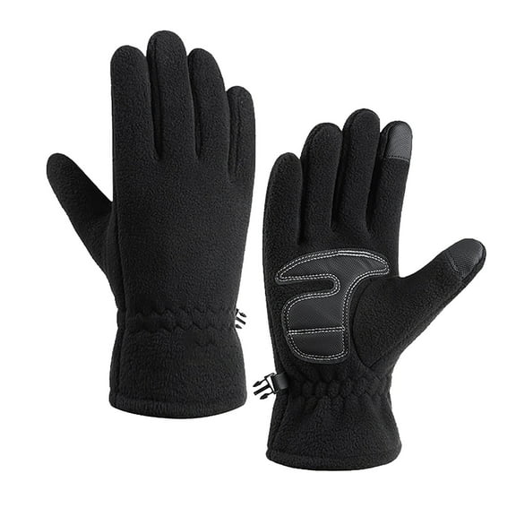 JAHH Tough Outdoors Men's Winter Gloves Durability Fashionable Casual Comfort Daily All Finger Plus Warm Screen Riding Cold Glove Thanksgiving