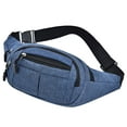 thumbnail image 1 of JAHH Unisex Men And Women's Oxford Fitness Waist Pack Slim Leisure Belt Bag with Zipper Pockets for Running Travel Gym Essentials Lightweight Sweat-Resistant Sportswear, 1 of 2