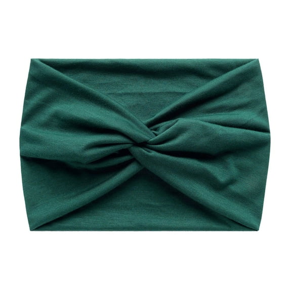 JAHH Women Stretchy Headbands Fashion Casual Non Slip Elastic Sweat Hairbands Solid Color Head Accessories Headscarves Hoop Sweat-Absorbing for Sports Fitness Running