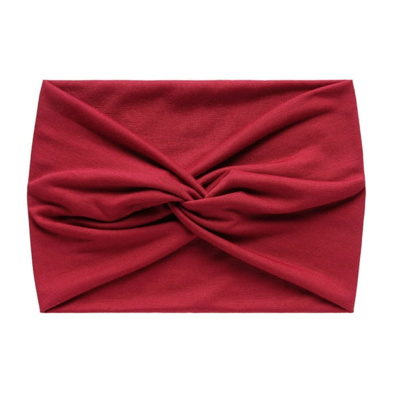 JAHH Women Stretchy Headbands Fashion Casual Non Slip Elastic Sweat Hairbands Solid Color Head Accessories Headscarves Hoop Sweat-Absorbing for Sports Fitness Running