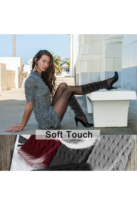 Women Thigh Long Boot High Knit Warm Girls Socks High Knit Cable Socking Stocks Nylon and Polyester Leg Socking Socks