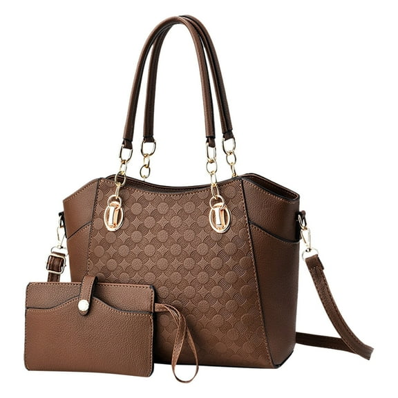 JAHH Womens Ladies Tote Bag Fashion Shoulder Tote Leather Handbags Purse Sets Large Crossbody Bags Ladies Satchel Purse and Wallet Set for Women Totes Purses