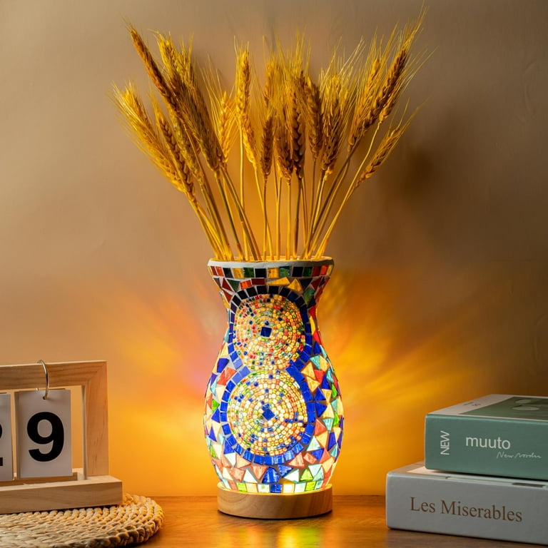 Brown Glass Mosaic Vase (UR) Brown Glass Mosaic Vase (UR)