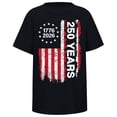 thumbnail image 1 of JAJAHO 250 Years Shirts For Boys Kids USA Graphic Tees 4Th Of July Short Sleeve T Shirt Celebrate America's 250th Anniversary Top 2-13Y, 1 of 4