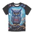 thumbnail image 1 of JAJAHO Animals Graphic Tees For Boys Girls Casual Round Neck Short Sleeve Loose Fit T Shirt Kids Toddler Summer Clothes 1-13Y Soft Tops, 1 of 2