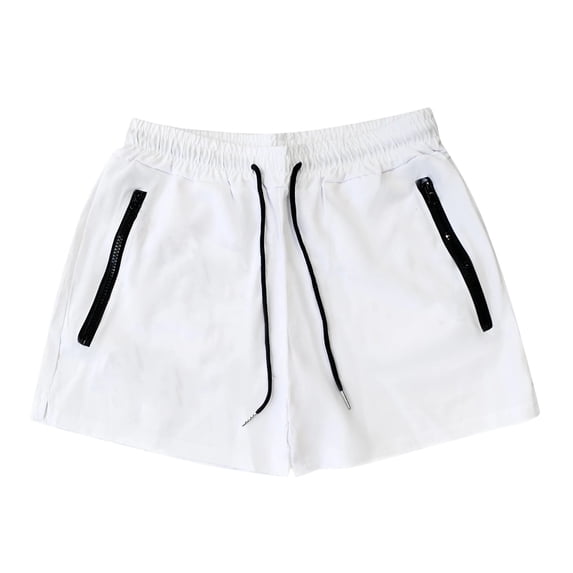 JAJAHO Athletic Shorts For Men Fitness Summer Lightweight Quick Drying Drawstring Running Shorts With Zipper Pockets Soft Bottoms