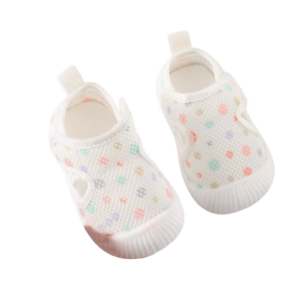 JAJAHO Baby Boys Girls Anti- Breathable Shoes First Walking Shoes Soft Rubber Sole Lightweight Sneakers