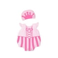 thumbnail image 1 of JAJAHO Baby Boys Girls Clothes Infant Rompers Cute Animals Sleeveless Bodysuits With Hat 2 Piece Set For Toddler 6-24M Comfortable Onesie, 1 of 2