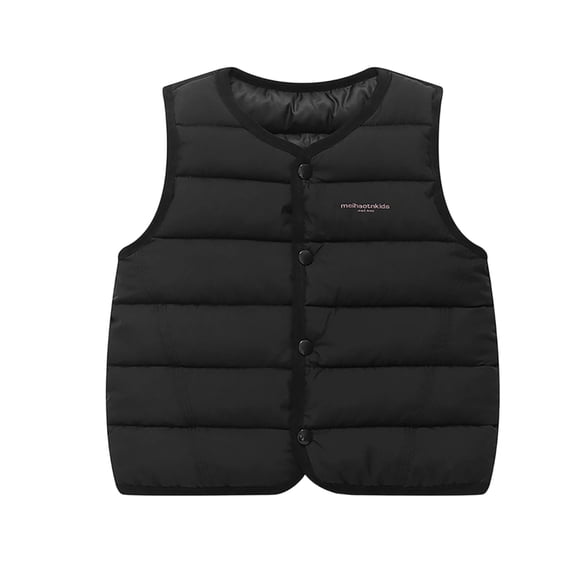 JAJAHO Baby Boys Girls Puffer Vest Toddler Winter Lightweight Sleeveless Button Up Quilted Jacket 6M-6Y