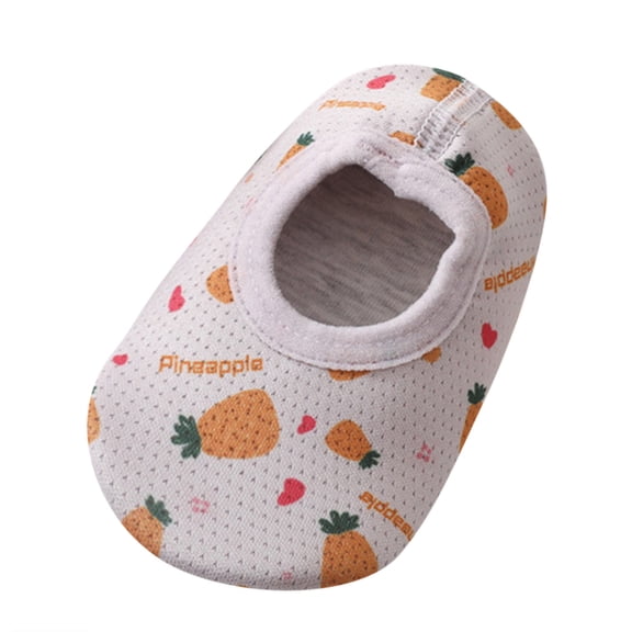 JAJAHO Baby Sock Shoes First Walking Shoes Prewalker Toddler Summer Breathable Non-Slip Slip-On Indoor Sneakers For Infant 0-18M Versatile Shoe