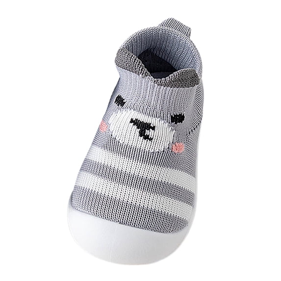 JAJAHO Baby Sock Shoes Non- Toddler Walking Shoes Cartoon Animal Design Breathable On Soft Sole Sneakers