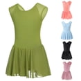 thumbnail image 1 of JAJAHO Ballet Leotards For Girls Dance Leotards With Skirt Classic Sleeveless Gymnastic Ballerina Outfit 4-16Y, 1 of 4