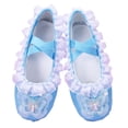 thumbnail image 1 of JAJAHO Ballet Shoes Girls Ballet Slippers Kids Toddler 2-14 Years No-Tie Lace Tirm Butterfly Appliques Dance Comfortable Shoes, 1 of 3