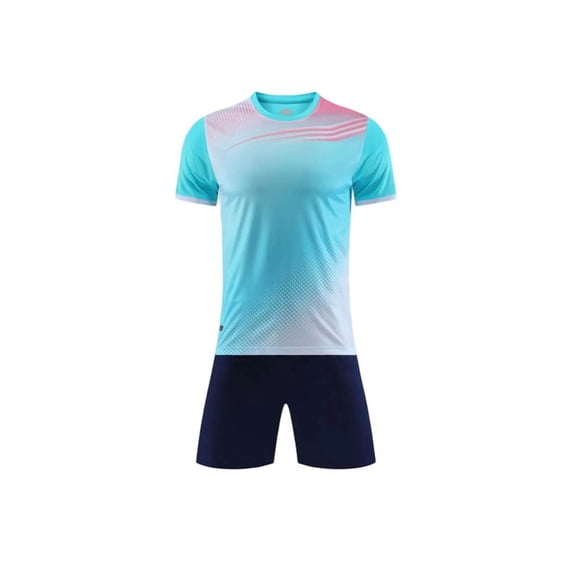 JAJAHO Boys 2 Piece Athletic Shorts Set V Neck Short Sleeve T Shirt Loose Fit Gym Shorts Outfit Moisture Wicking Sports Clothes