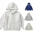 thumbnail image 1 of JAJAHO Boys And Girls Zip Up Hoodie 6M-16Y Long Sleeve Hooded Sweatshirts Fall Winter Outerwear, 1 of 3