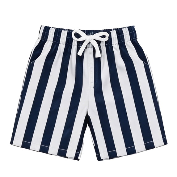 JAJAHO Boys Athletic Running Shorts Casual Striped Summer Lightweight Loose Fit Drawstring Shorts For Kids 2-14Y Trendy Bottoms