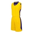thumbnail image 1 of JAJAHO Boys Athletic Shorts Set Kids Basketball Sleeveless V Neck Tank Tops And Shorts Set 2 Piece Summer Outfits Tracksuit, 1 of 4