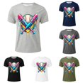 thumbnail image 1 of JAJAHO Boys Baseball Graphic T-Shirt Short Sleeve Crew Neck Loose Fit Tees For Kids 2-13Y, 1 of 4