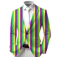 thumbnail image 1 of JAJAHO Boys Carnival Formal Jacket For Kids Rave Party Long Sleeve Button Up Dress Coat Slim Fit Blazer 3-14 Years, 1 of 4
