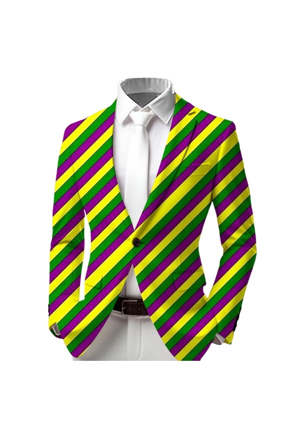 Boys Carnival Formal Jacket For Kids Rave Party Long Sleeve Button Up Dress Coat Slim Fit Blazer 3-14 Years
