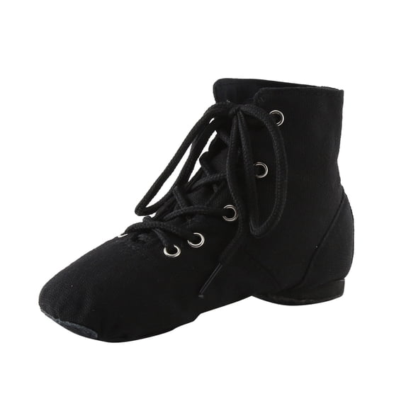 JAJAHO Boys Girls Ballet Shoes Ballerina Lace-Up Non- High-Top Ballet Dance Boots For Little Big Kids 4-17 Years Trendy Shoe