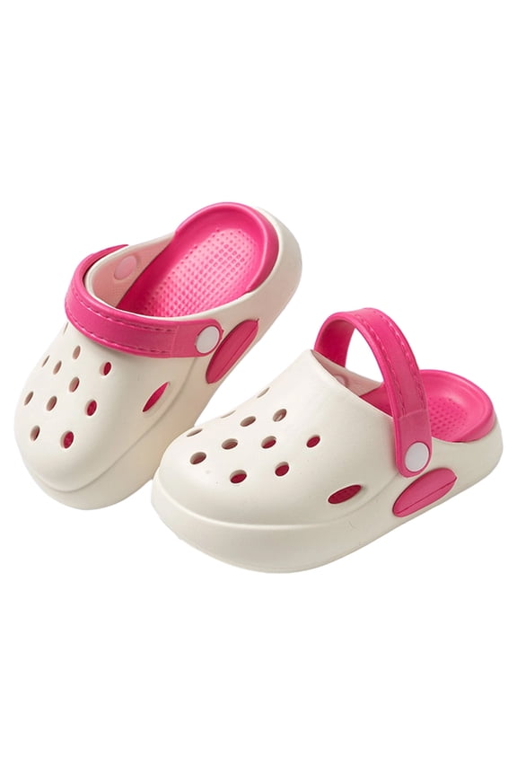 Boys Girls Clogs Kids Garden Shoes Summer EVA On Sandals Cute Beach Pool Slippers For 1-11 Years Water Shower Stylish Shoes