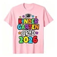 thumbnail image 1 of JAJAHO Boys Girls Kindergarten Graduation T Shirt For Kids Toddler Happy Graduation Tshirts Short Sleeve Crew Neck Letter Graphic Tee, 1 of 4