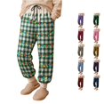 thumbnail image 1 of JAJAHO Boys Girls Pajamas Pants Christmas Sleepwear Bottoms Sizes 1-13 Drawstring Kids Loungewear Pants, 1 of 5