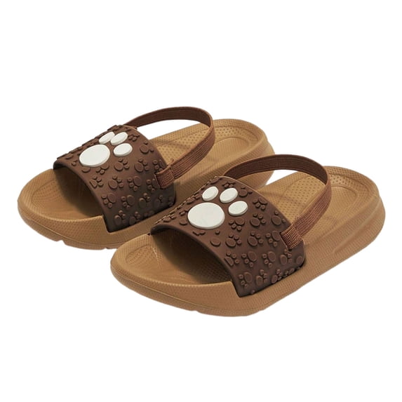 JAJAHO Boys Girls Summer Slippers Lightweight Cartoon Soft Sole Non- Beach Pool Water Shoes For Kids 1-5 Years Comfortable Leisure Sandals Toddlers Trendy Shoes